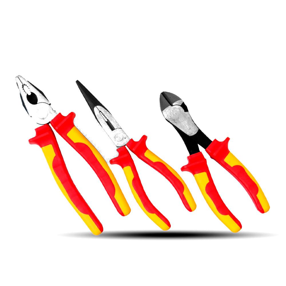 SP Tools SP32909 3pce VDE Insulated Plier Cutter Set