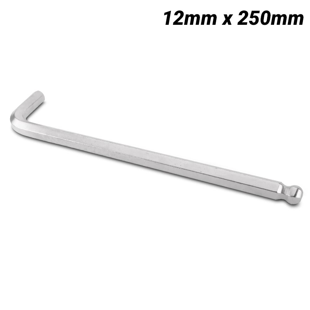 Hafu 410-120-82 12mm Metric Ballpoint Hex Key L-Wrench - MADE IN GERMANY
