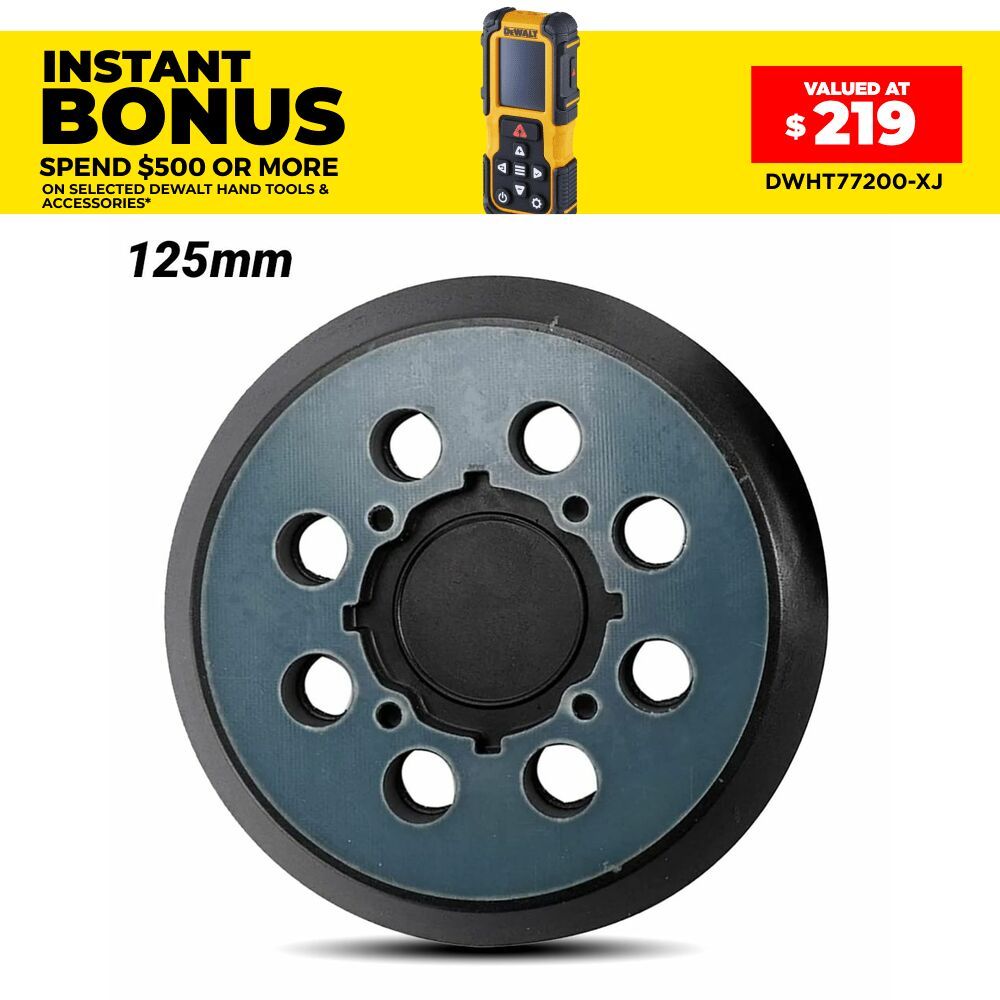 DeWalt N329079 125mm (5") Palm Sander Backing Pad