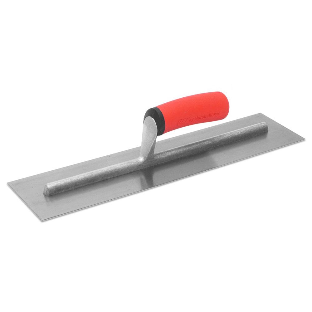 Marshalltown MTFT164 406mm x 102mm Carbon Steel Soft Grip QLT Finishing Trowel