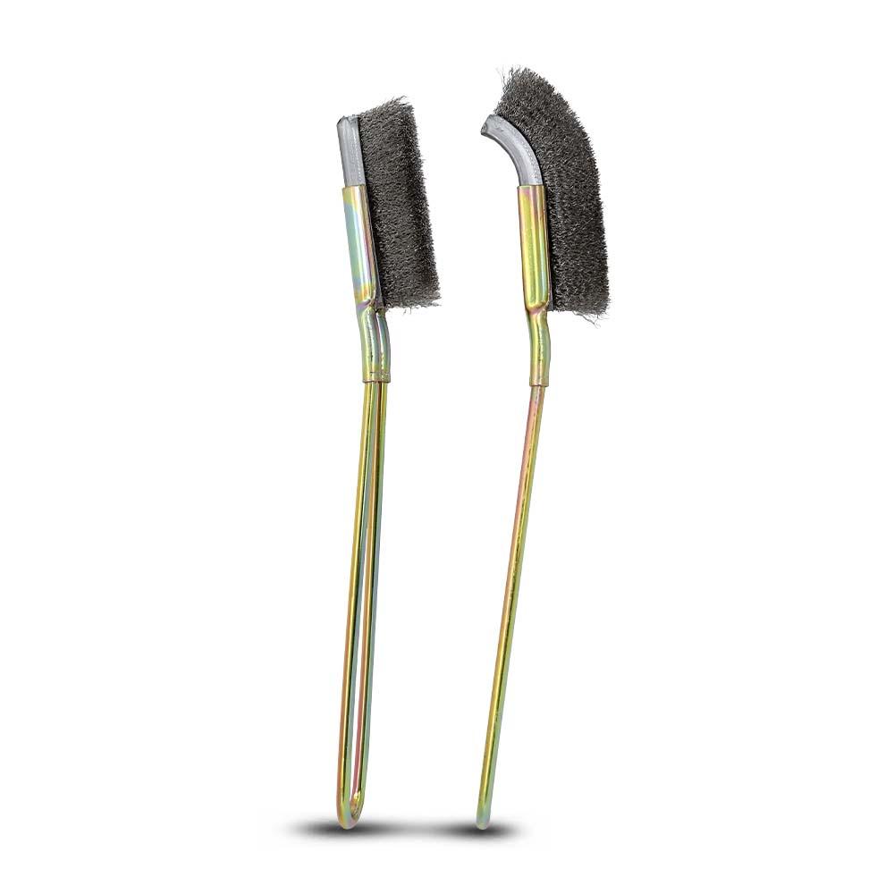 T&E Tools V02 2pce Stainless Hand Brush Set