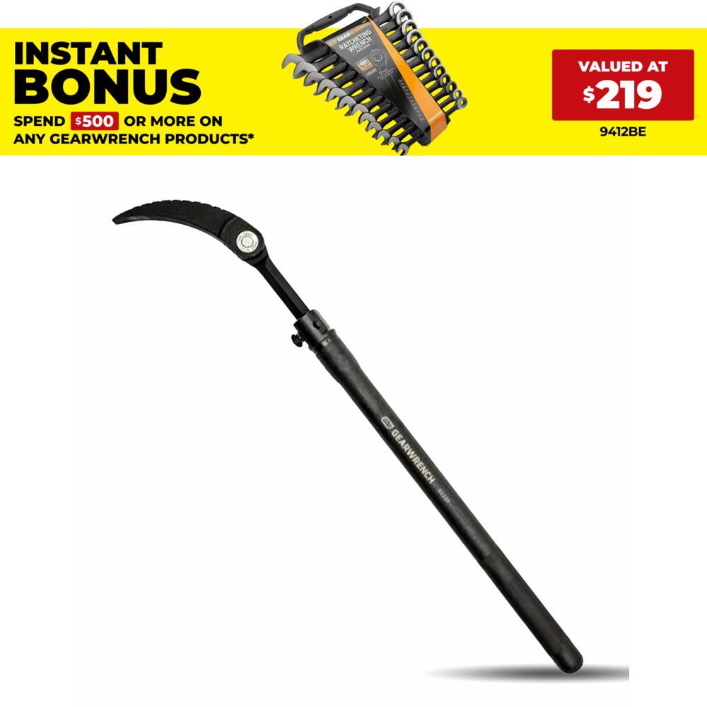 GEARWRENCH 82220 29" Extendable Indexing Pry Bar