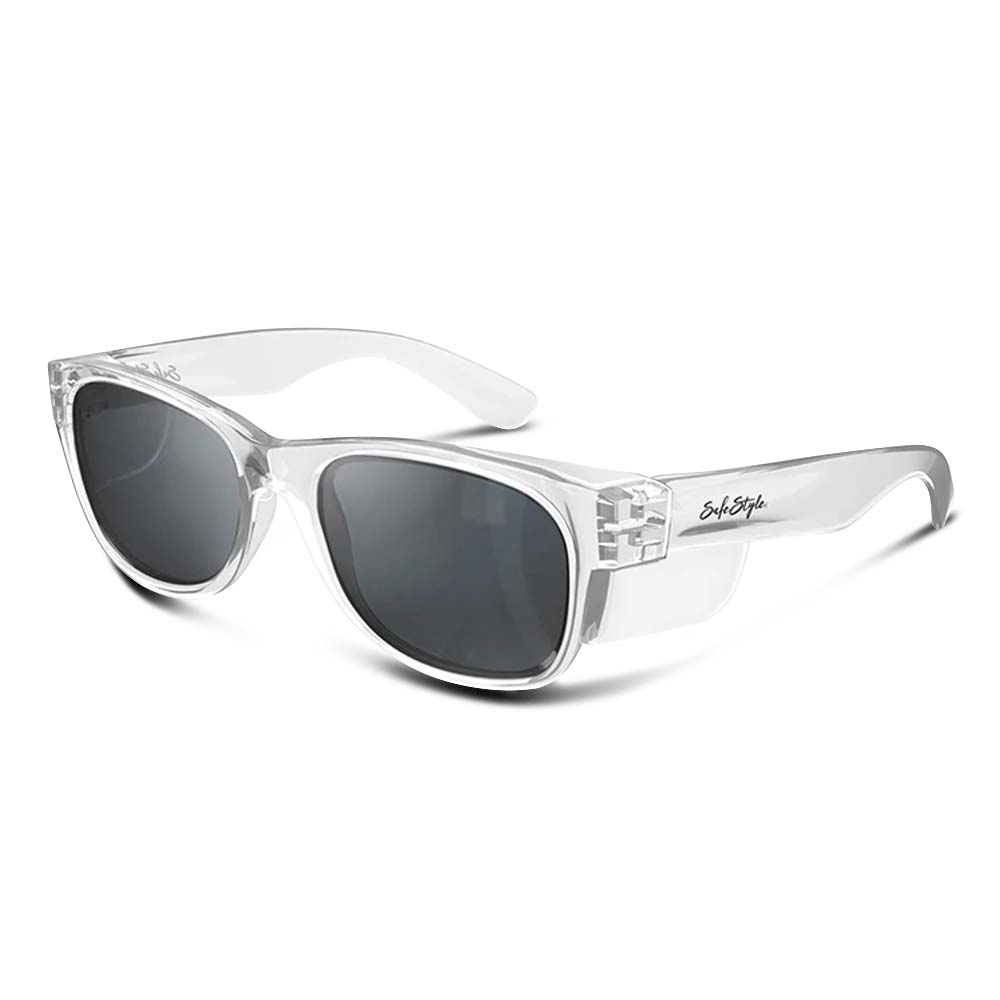 SafeStyle CCP100 UV400 Classics Clear Frame Polarised Lens