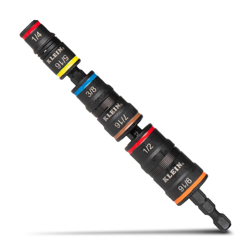 Klein A-32933 7-in-1 Impact Flip Socket Set
