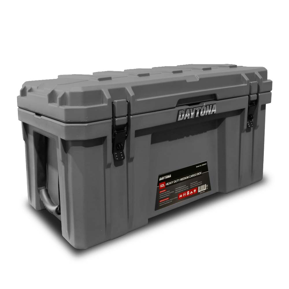 Daytona D82MCB 82L Grey Heavy Duty Medium Cargo Case Box