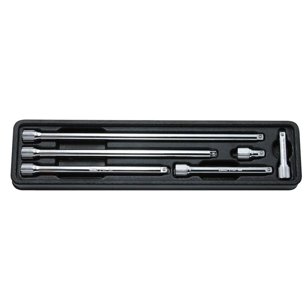 Ko-Ken KOPK2763/6 6pce 28mm-250mm 1/4" Drive Wobble Fix Extension Bar Set