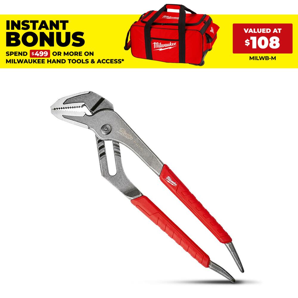 Milwaukee 48226310 254mm (10") Straight-Jaw Pliers