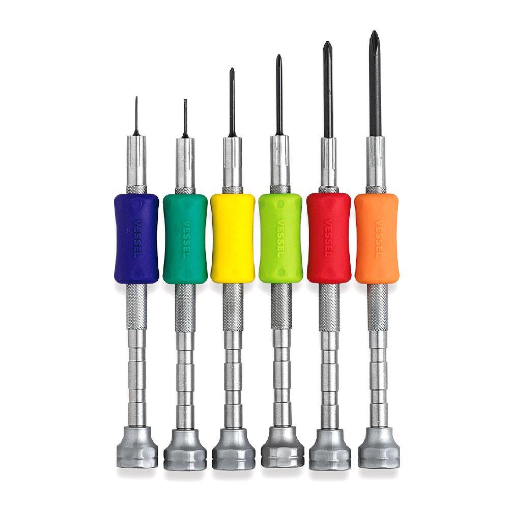 Vessel TD-56S 6pce Precision Screwdriver Set