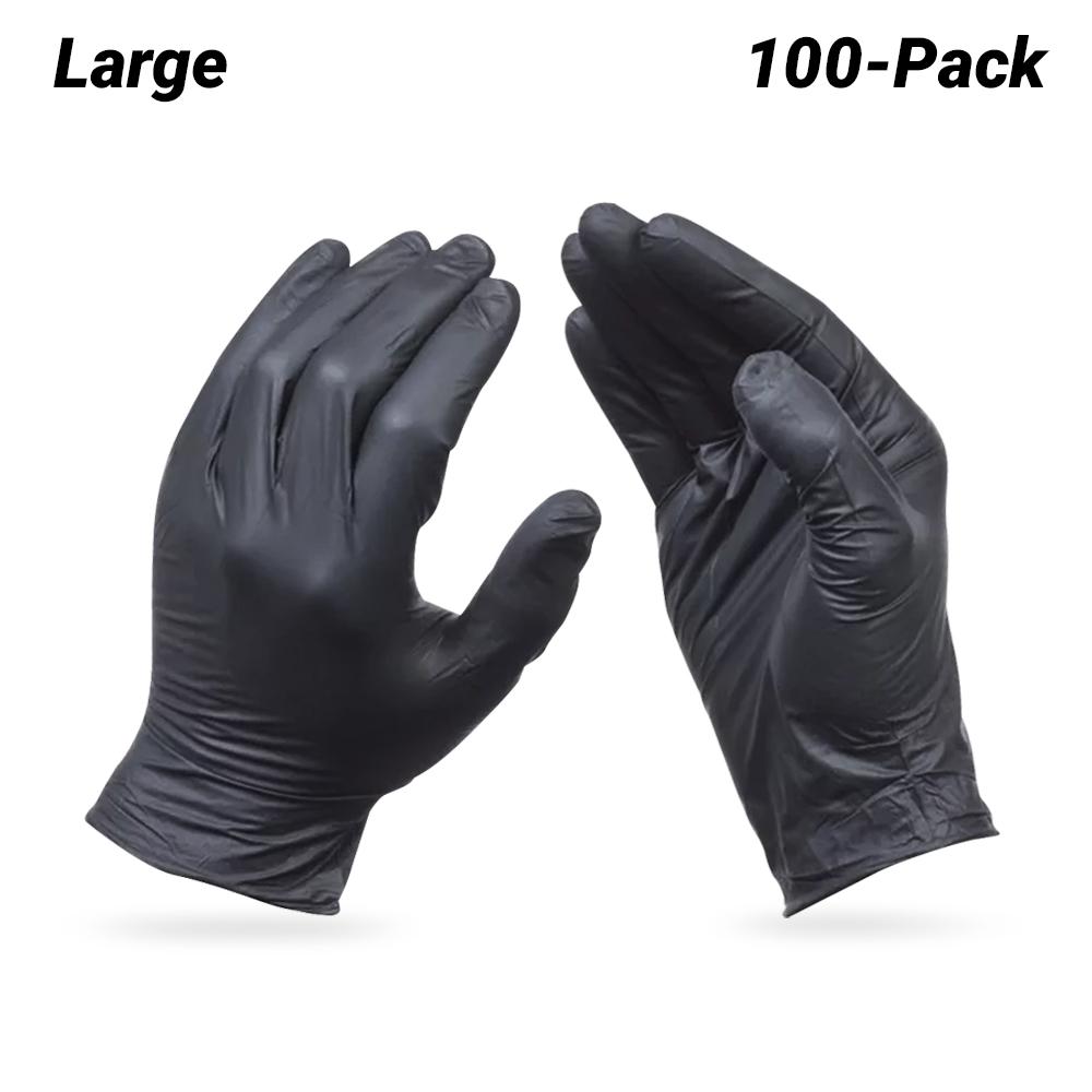 Rhino RHD55-L 100-Pack Nitrile Disposable Gloves - Large