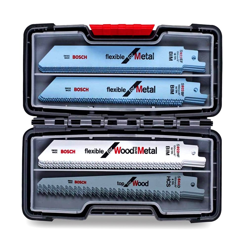 Bosch 2607010902 20pce Wood & Metal Reciprocating Saw Blade Set