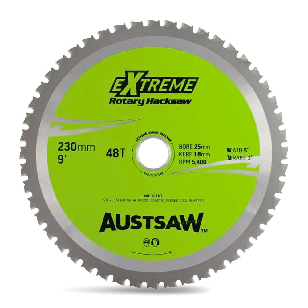 Austsaw RHS2302548 230mm x 25mm x 48T Rotary Hacksaw Circular Saw Blade