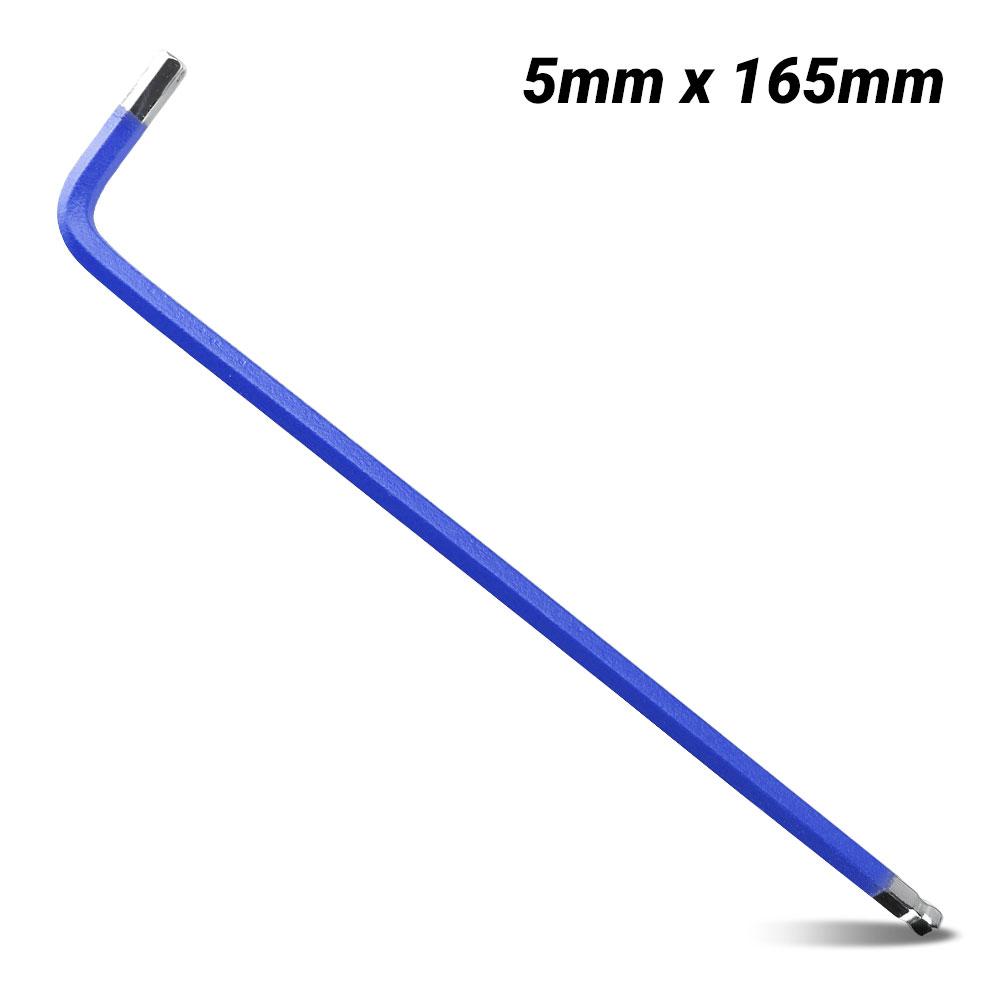 Daytona D5HKM 5mm Heavy Duty Extra Long Ball Point Metric Hex Key Wrench