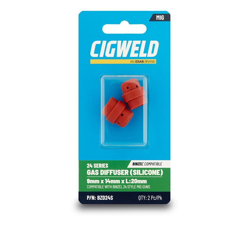 Cigweld BZD24S 2-Pack 24 Gas Diffuser Silicone