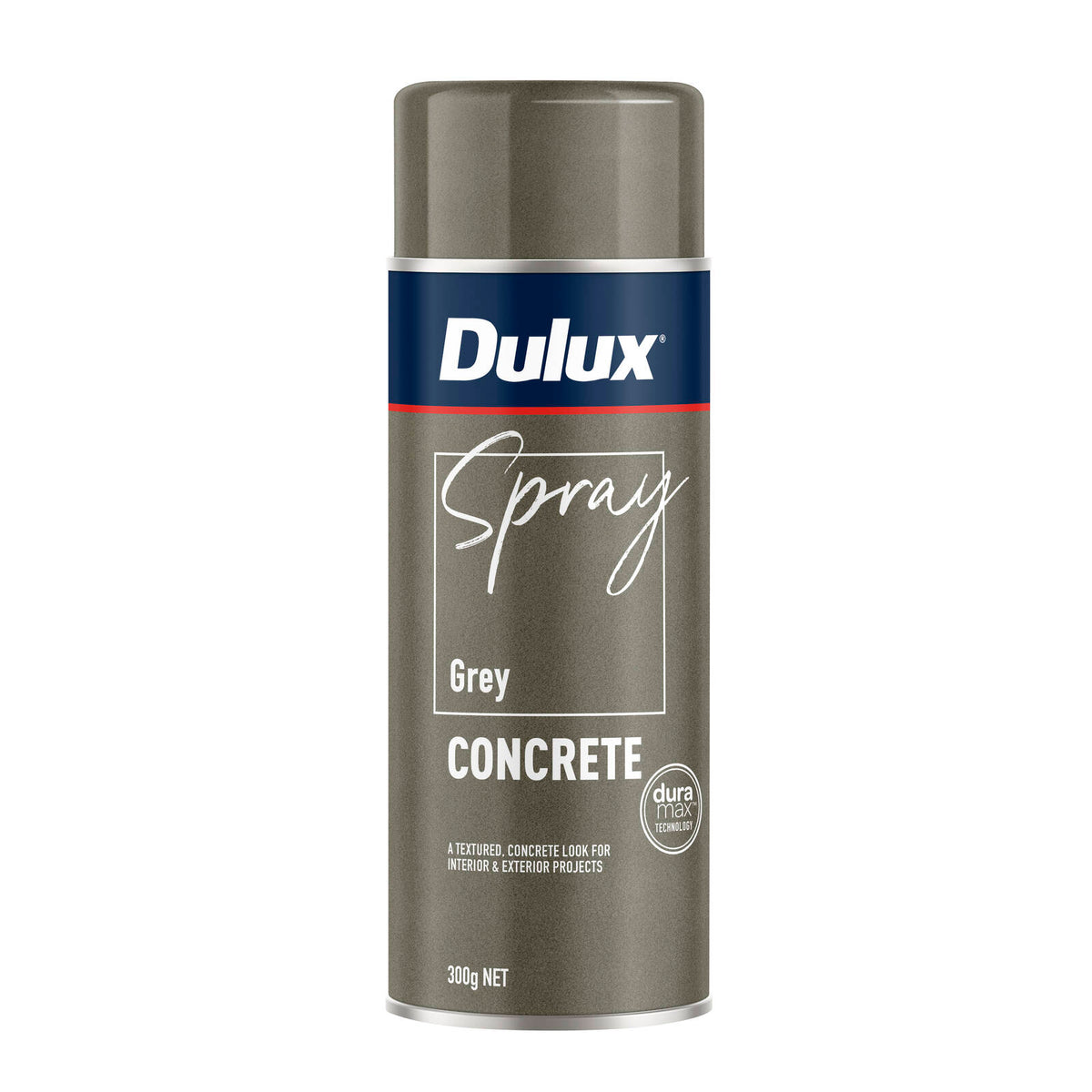 Spray Paint Dulux Effects 300G Grey Concrete - Grey