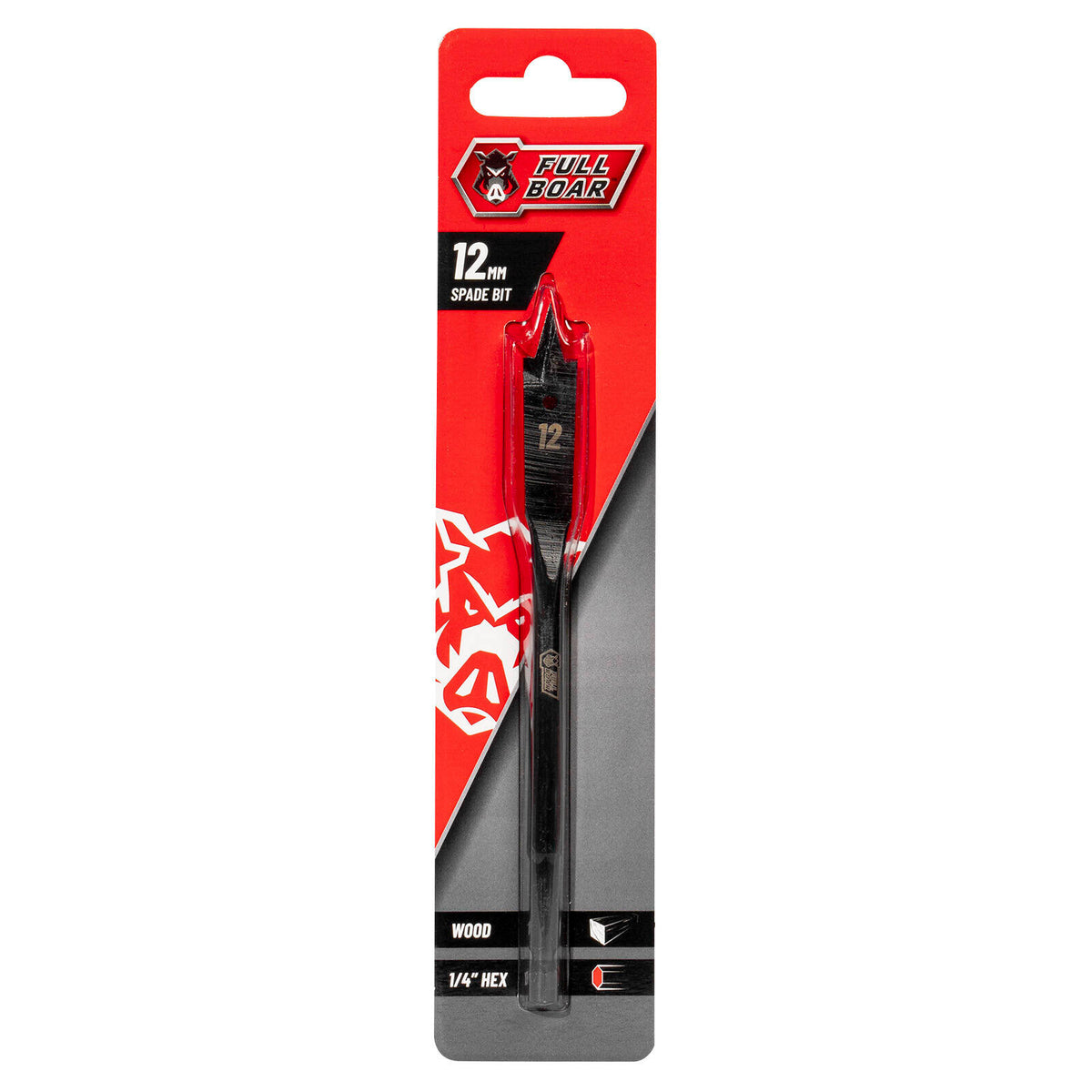 Full Boar 12mm Spade Bit FSB-12