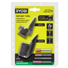 Ryobi Chainsaw and Lawn Mower Blade Sharpening 6-Piece Kit