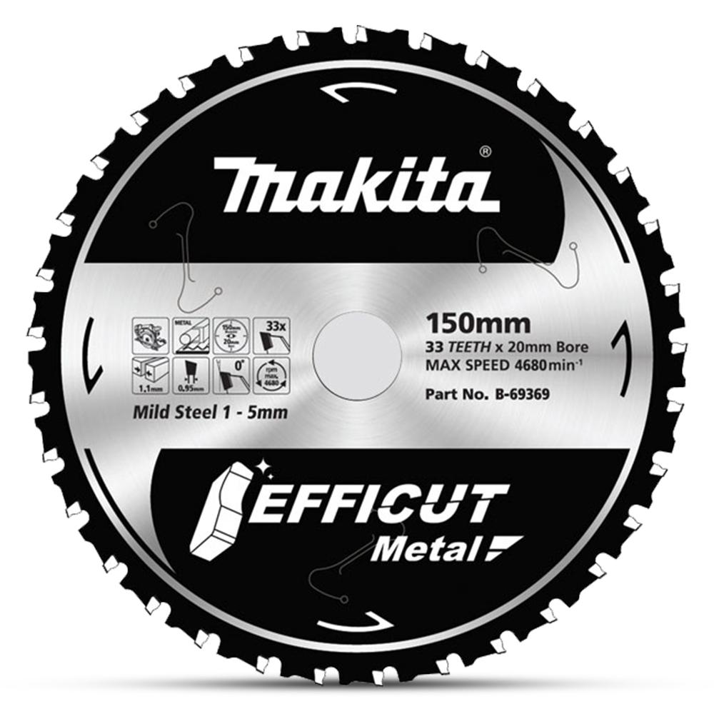 Makita B-69347 136mm (5.5") x 20mm x 30T TCT Efficut Metal Saw Blade