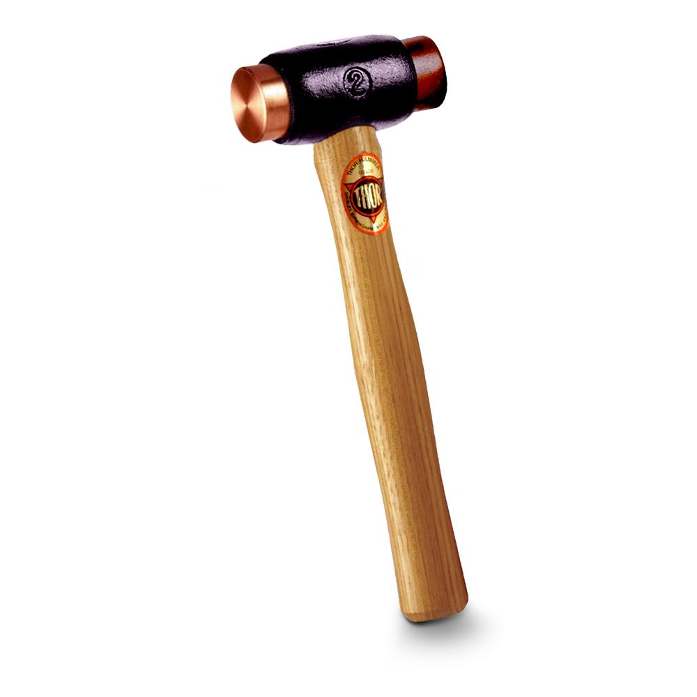 Thor Hammer TH214 44mm 4Ibs Copper Rawhide Faced Hammer