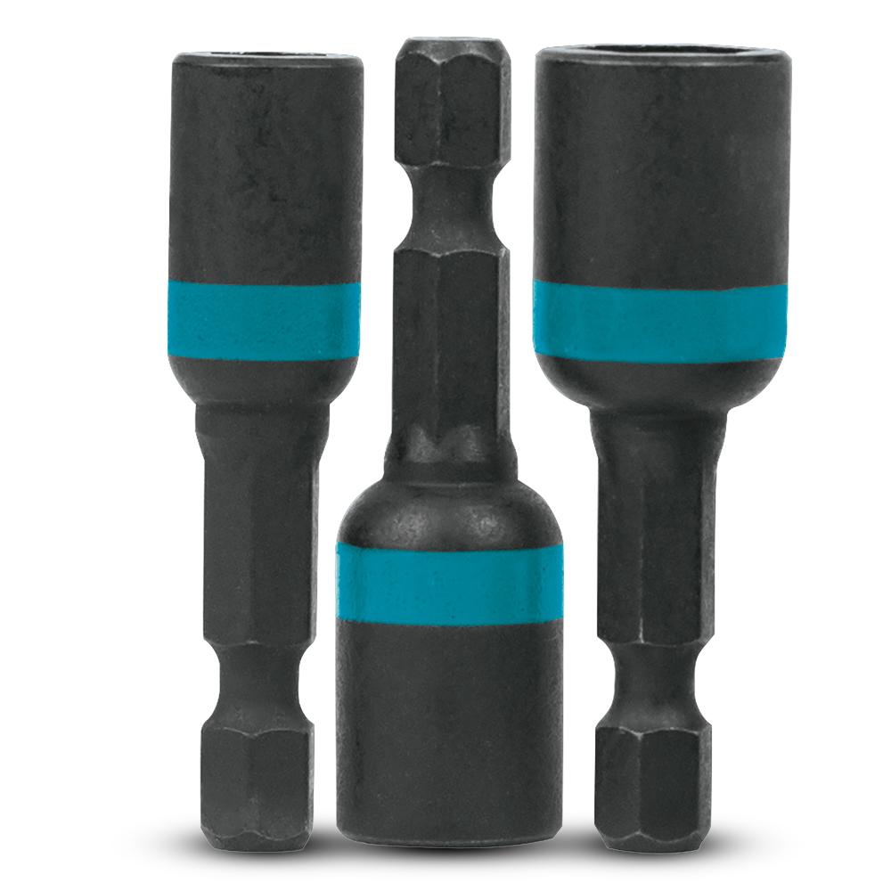 Makita A-97265 3pce  1/4", 5/16", 3/8" Magnetic Nut Setter Set