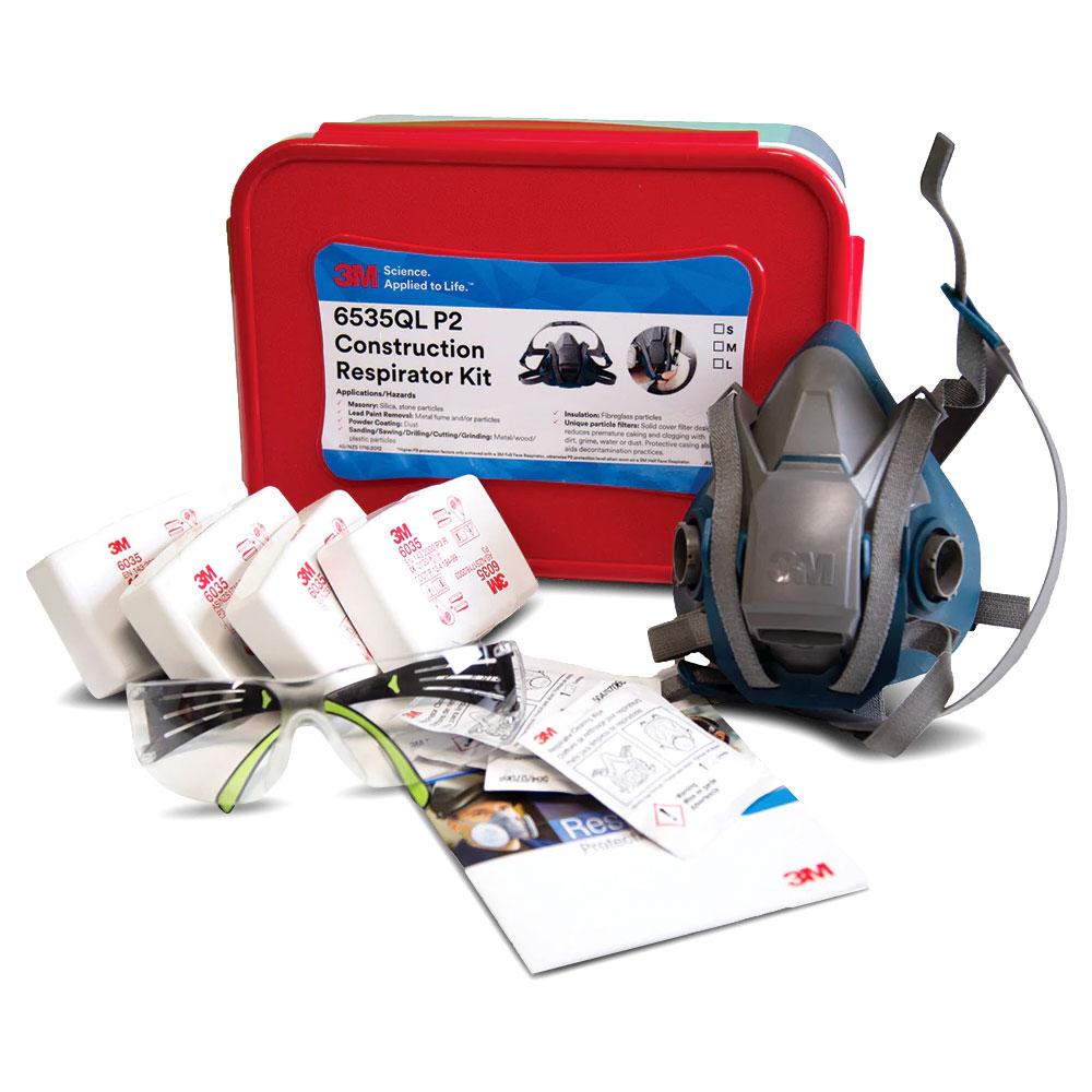 3M 6535QL (AT010782483) P2 Construction Respirator Kit (MEDIUM)