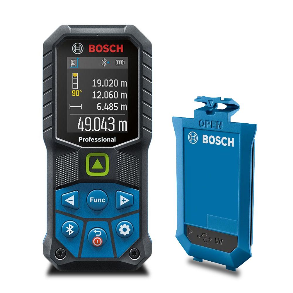Bosch 0.615.994.0RS (GLM50-27CG+BA3.7V1.0A) Green Beam Laser Distance Measure & Battery Pack Combo Kit