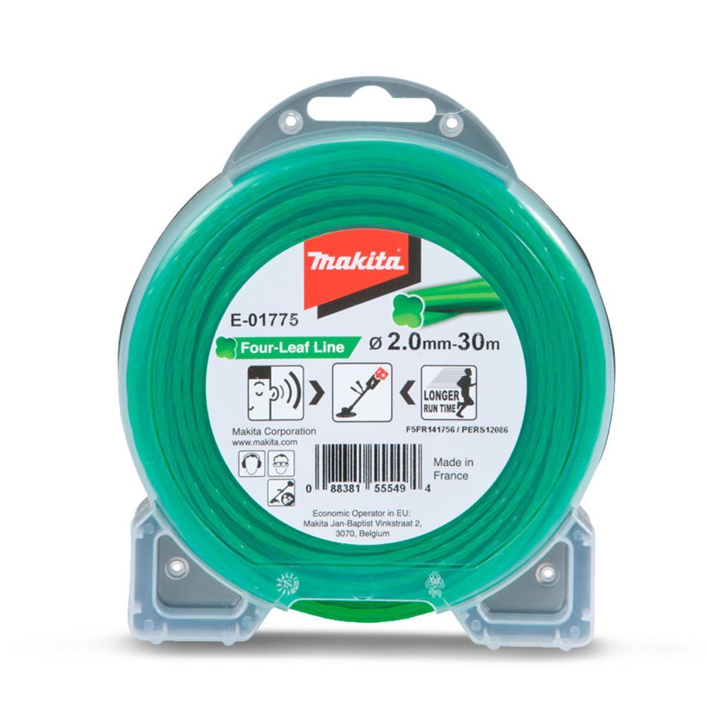 Makita E-01775 2.0mm x 30m Four Leaf Silent Nylon Trimmer Line
