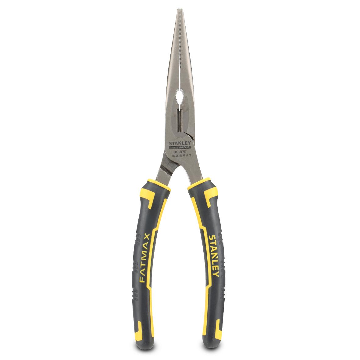 Stanley 89-870 200mm (7.8") FatMax 1/2 Round Long Nose Pliers