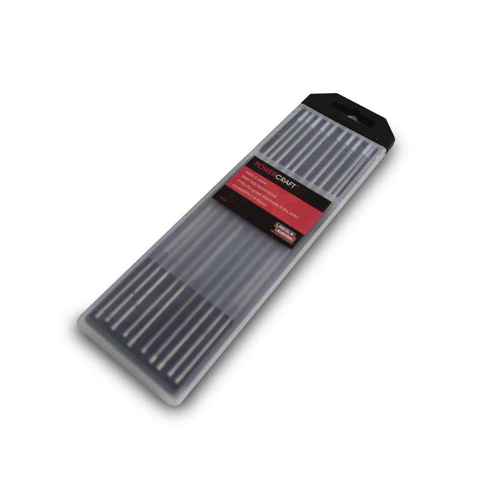 Lincoln Electric 94005824L 1% Lanthiated 2.4mm Black Tip TIG Tungsten Electrode - 10 Pack
