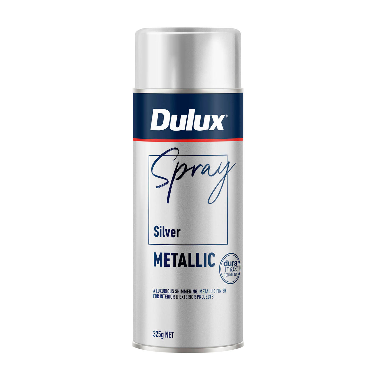 Dulux 325g Silver Metallic Effects Spray Paint