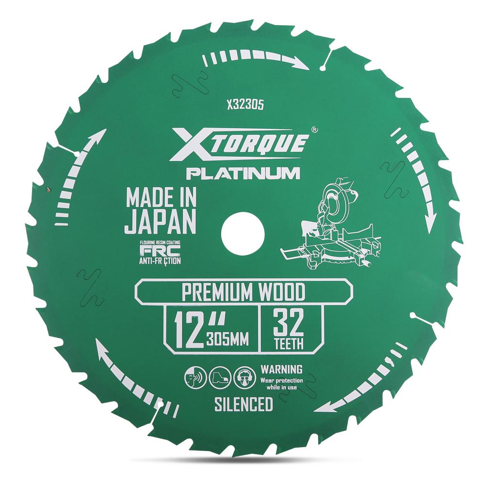 Xtorque X32305 Platinum 305mm (12") 32-Teeth Premium Wood Carbide Tipped Saw Blade - MADE IN JAPAN