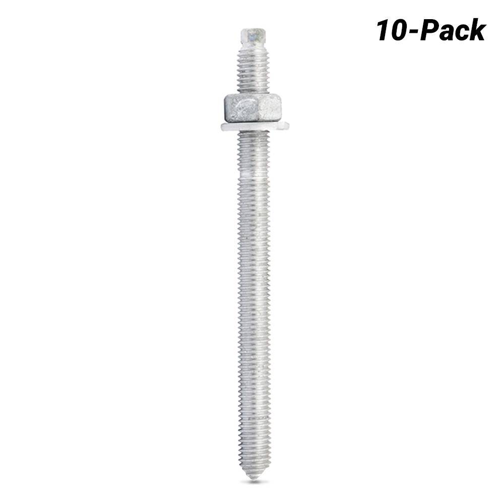 Ramset CS10130GH  10 Pack 10 x 130mm Chemset Anchor Stud Galvanised