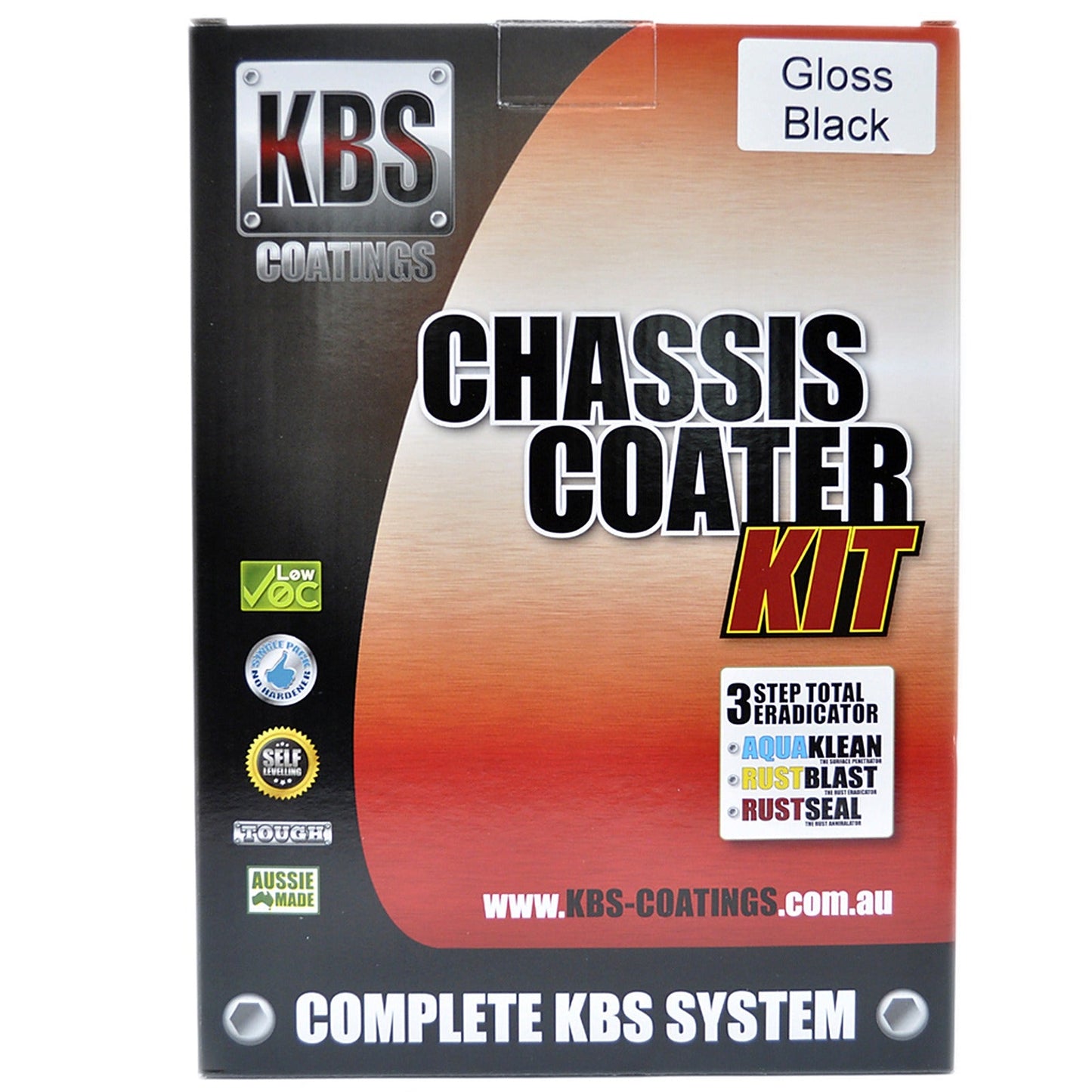 KBS Chassis Coater Kit Gloss Black 57001