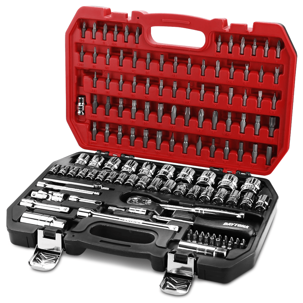 Daytona D131PS 131pce 1/4" & 3/8" Drive Metric 4-24mm Socket Set