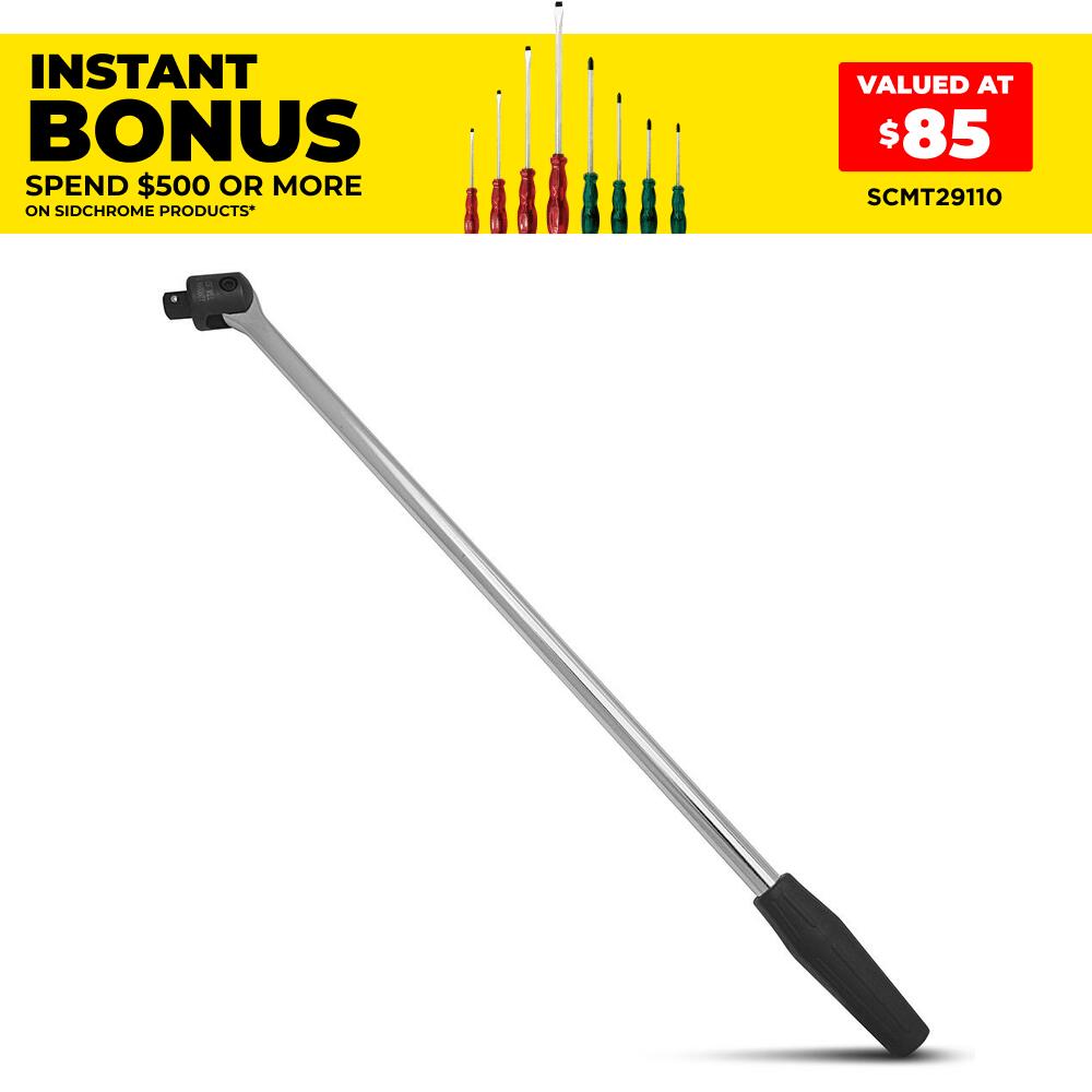 Sidchrome SCMT14947 1/2" Drive 600mm Extra Long Adjustable Offset Handle