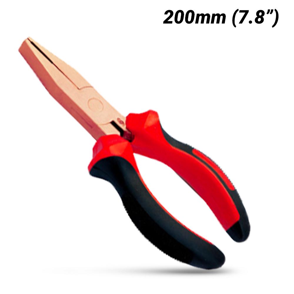 T&E Tools CB250-1004  200mm (7.8") Copper Beryllium Flat Nose Pliers