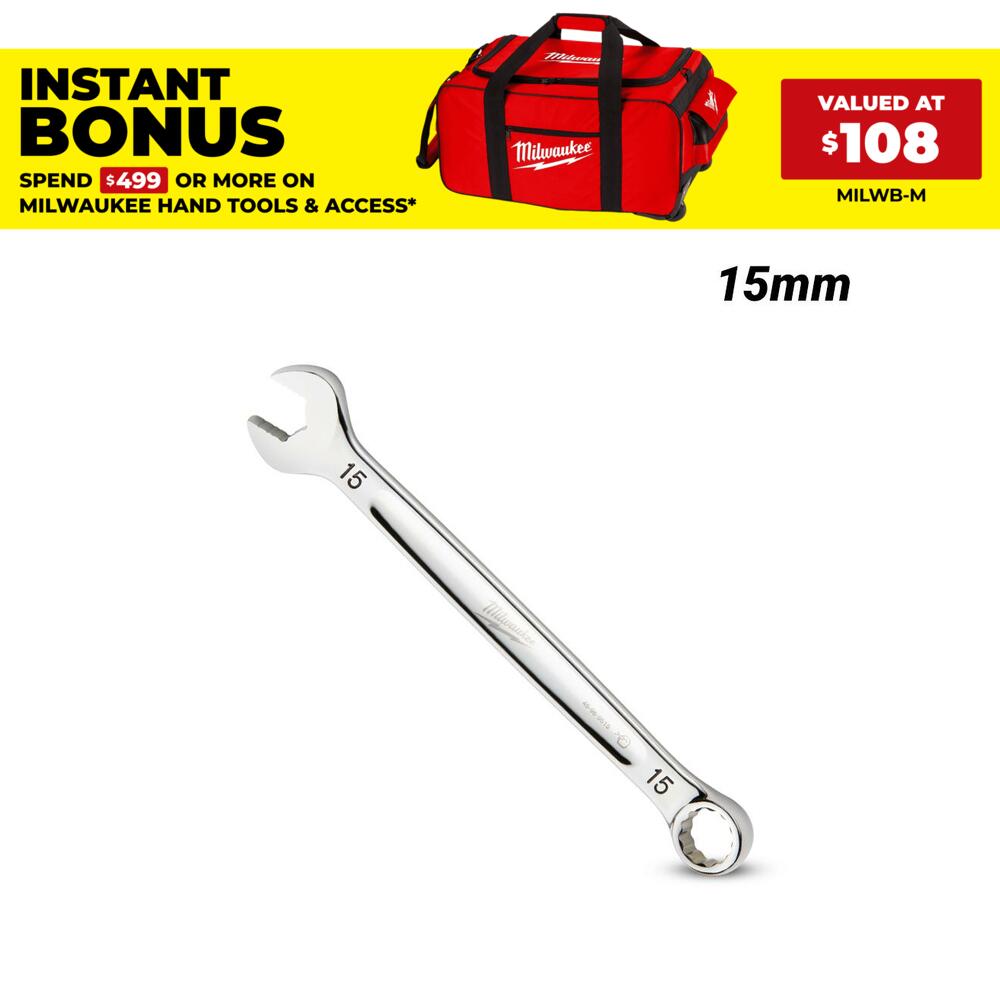 Milwaukee 45969515 15mm Metric Combination Wrench