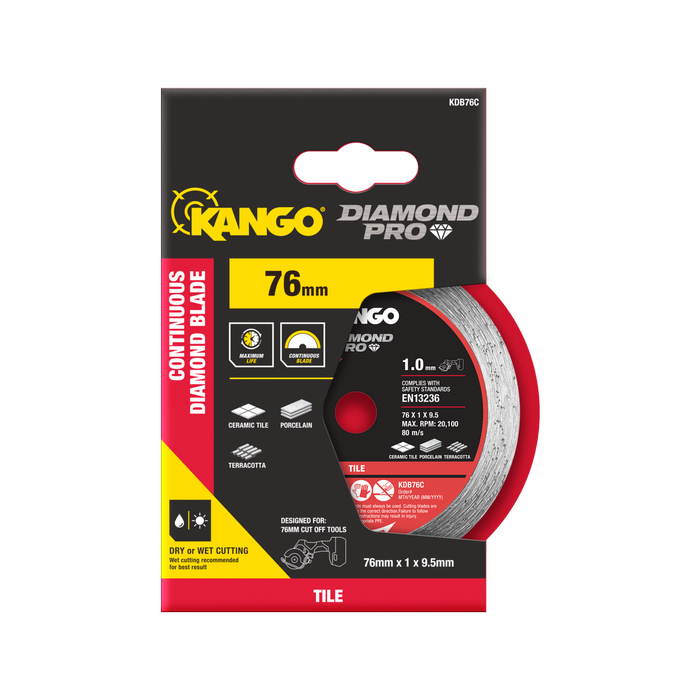 Kango 76mm Continuous Diamond Blade