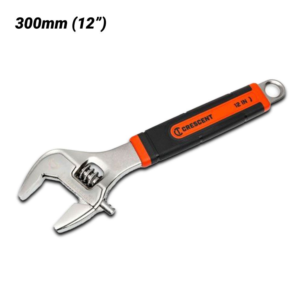 Crescent AC312CVS 12" Adjustable Wrench with Quick-Fit-Jaw
