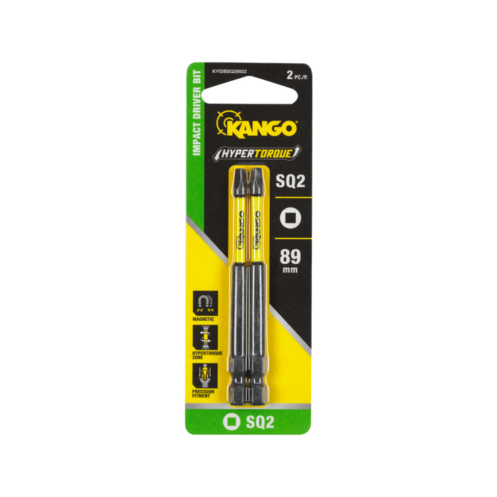 Kango 89mm Hypertorque SQ2 Impact Driving Bit - 2 Pack