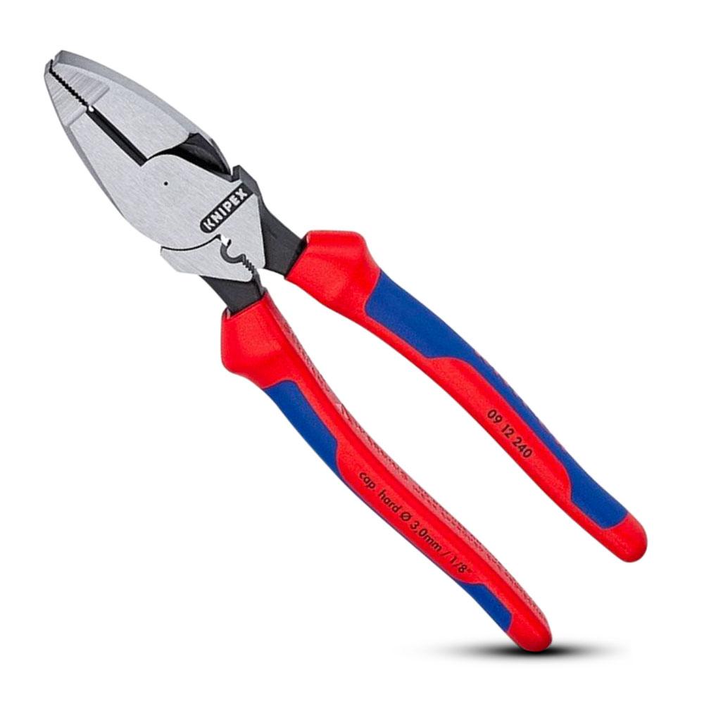 Knipex 0912240SB 240mm Linesman Pliers with Grip Zone