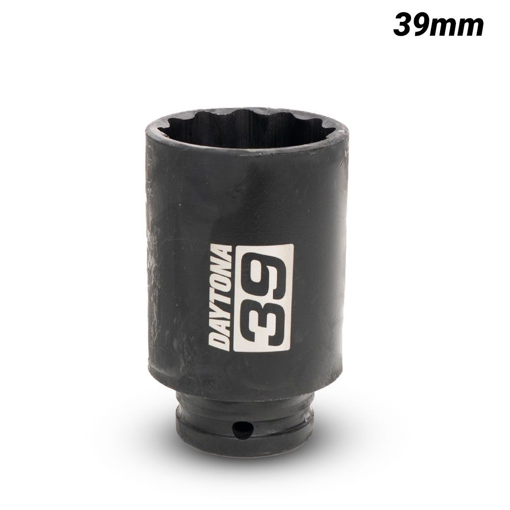 Daytona DDAS39MM 39mm 1/2" Drive 12 Point Deep Axle Nut Socket