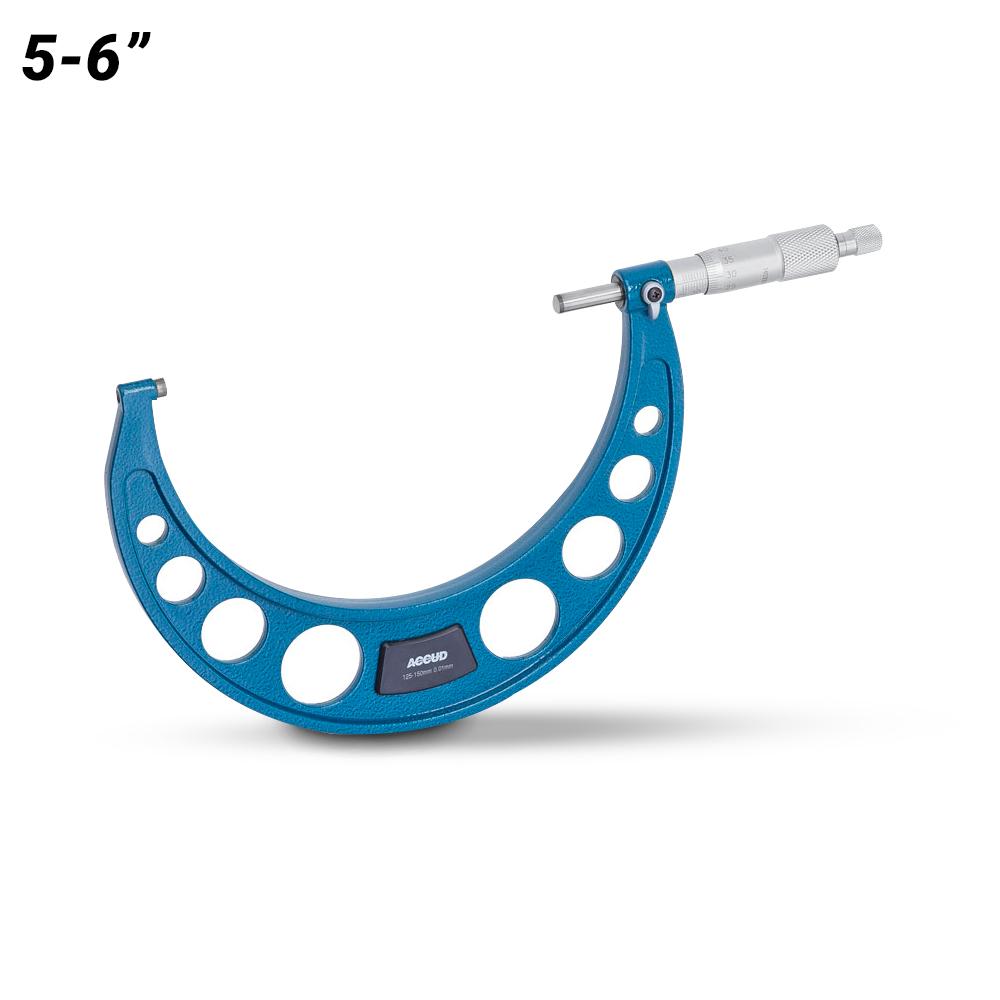 Accud AC-324-006-01 5-6" Imperial Outside Micrometer