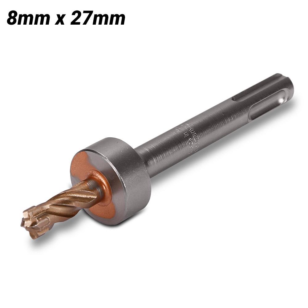 Xtorque XSD827 Platinum 8mm x 27mm Stop Drill SDS Plus 4 Cutter Drill Bit - MADE IN GERMANY