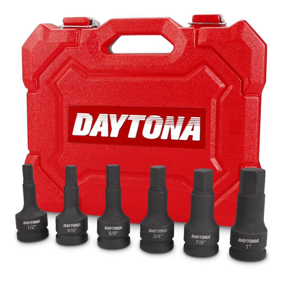 Daytona DI346PC 6pce 3/4" Hex Drive 1/2"-1" Imperial Impact Socket Set
