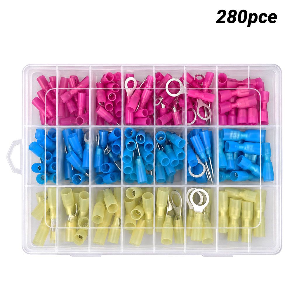 Daytona D280HSC 280pce Marine Grade Heat Shrink Wire Connectors