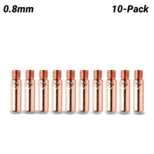Cigweld TWT1108 10-Pack 0.8mm x M6 x L:25mm 11 Series Contact Tip