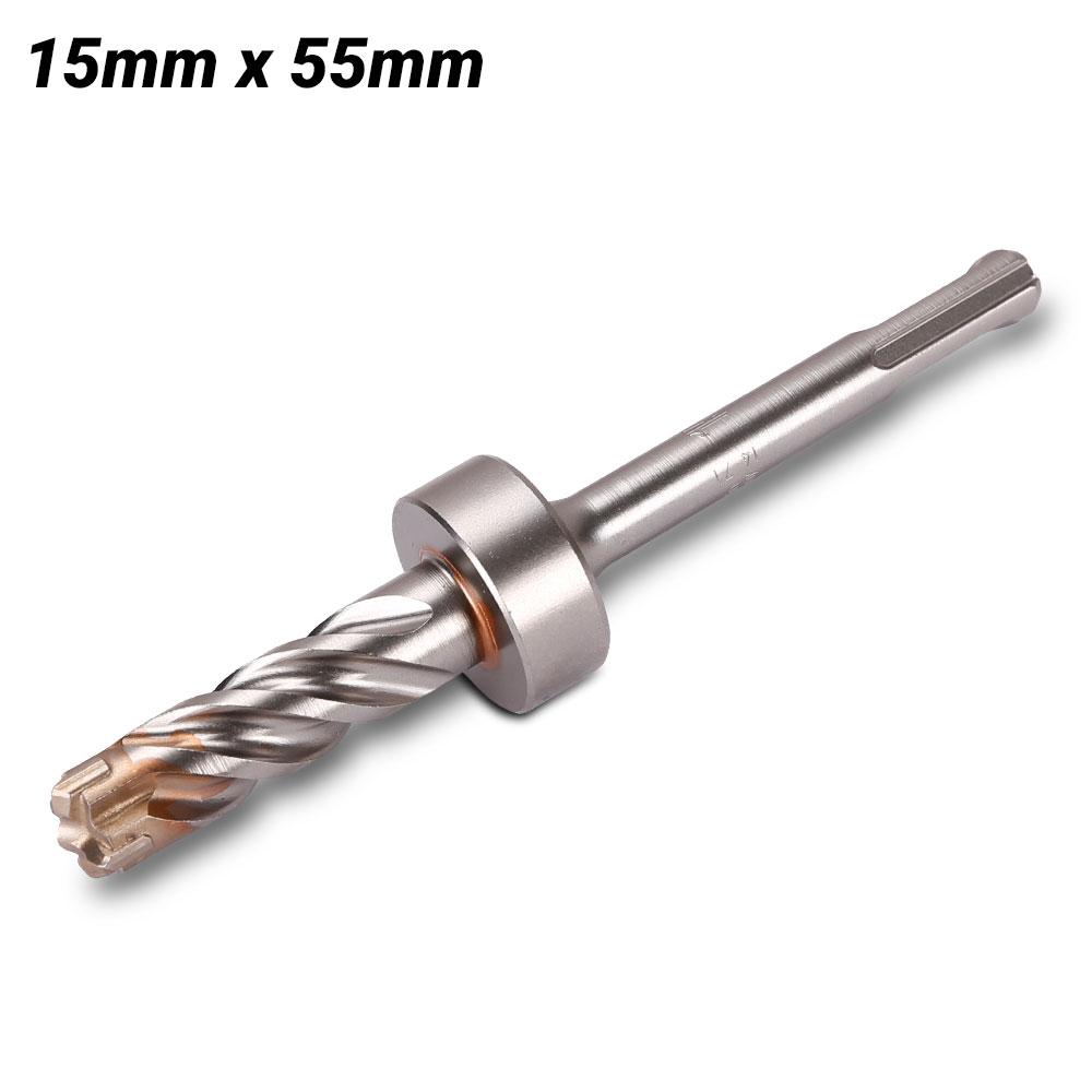 Xtorque XSD1555 Platinum 15mm x 55mm Stop Drill SDS Plus 4 Cutter Drill Bit - MADE IN GERMANY