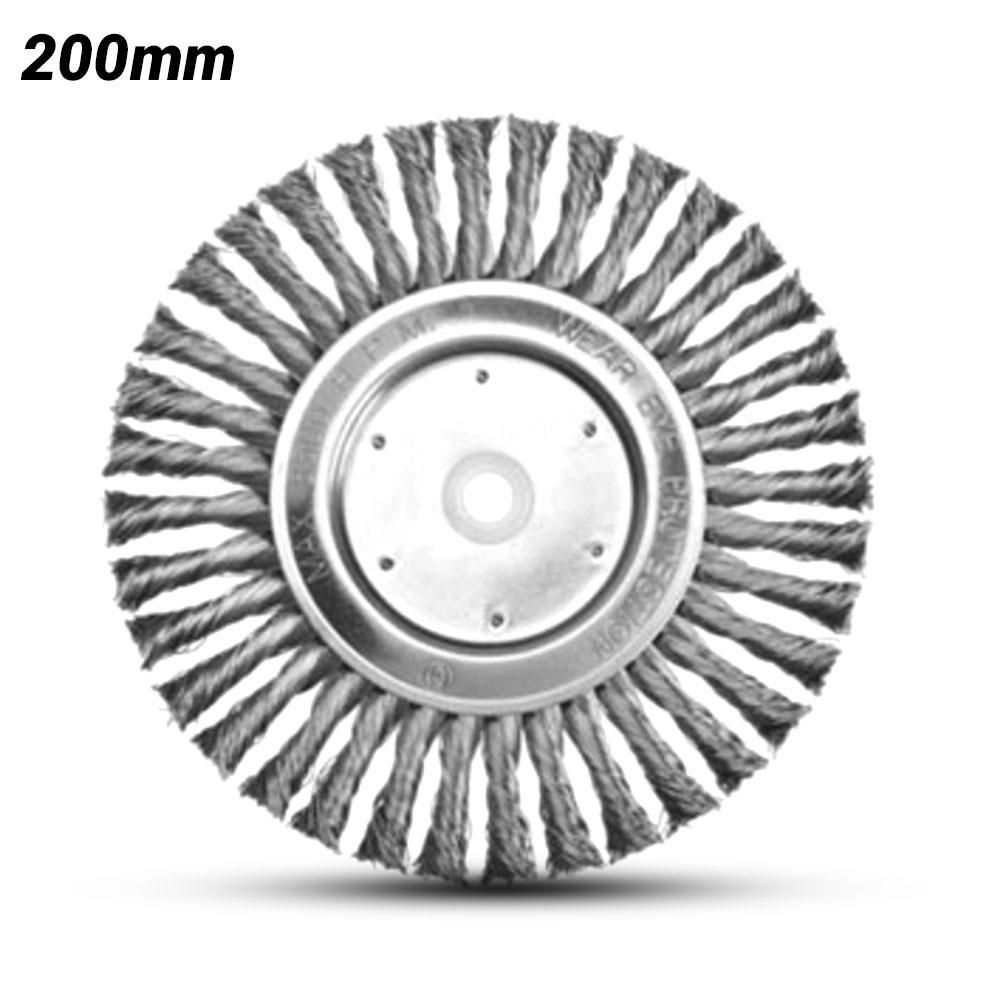 Bordo 5106-200.5 200mm 0.5mm Twist Knot Wheel with 22.2mm bore