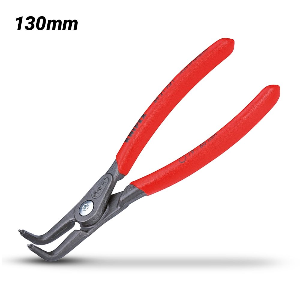 Knipex 4921A11SB 130mm Precision External Bent Circlip Pliers