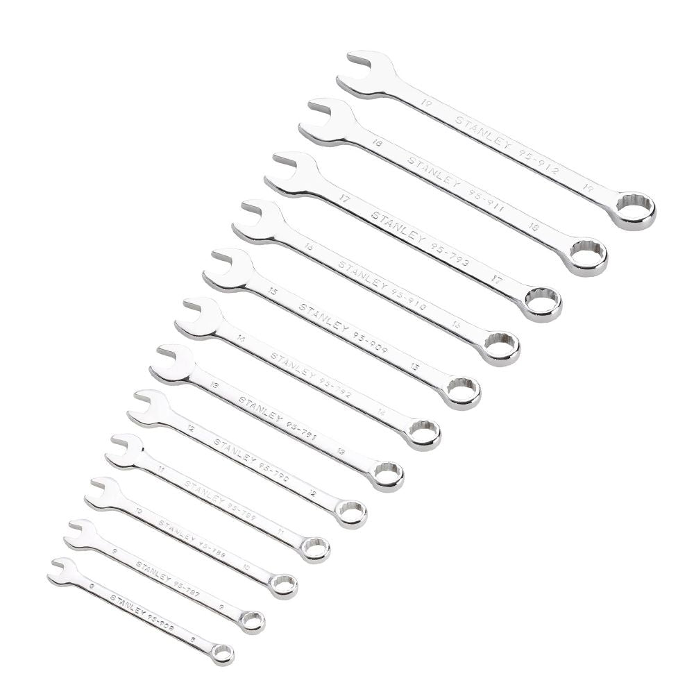 Stanley STMT82843-0 12pce Spanner Ring & Open End Set